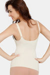 Zivame All Day Light Weight Shaping Vest - Oyster White — thumbnail 4